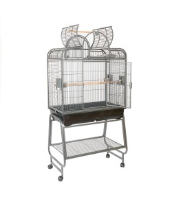 Rainforest Cages Santa Fe Top Opening Parrot Cage With Stand - Antique